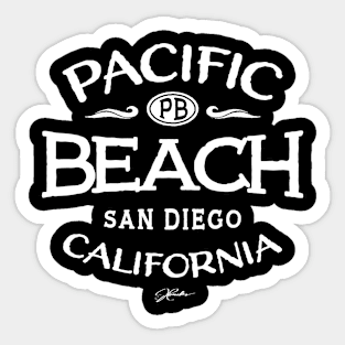 Pacific Beach San Diego, California Sticker